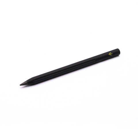 Pininfarina Segno "SMART Maserati Edition" pencil with grafeex tip and black painted aluminum body with the Maserati yellow trident.