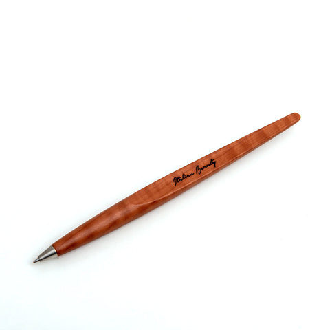FO - Forever Made In Italy "Piuma Italian Beauty" Pen with pear wood steam, with "Italian Beauty" engraved in the ballpoint version.