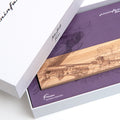 Packaging and base of the Pininfarina Segno "Cambiano Italian Beauty" Ethergraf Inkless or ballpoint pen with plans the city of Italy Florence in a white background.