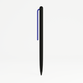 "Grafeex Pencil" with black aluminum body and blue clip.