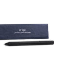 Pininfarina Segno "PF ONE Ballpoint" in its black version next to its packaging box.