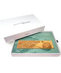 Packaging and base of the Pininfarina Segno "Cambiano Italian Beauty" Ethergraf Inkless or ballpoint pen with plans the city of Italy Verona in a white background.