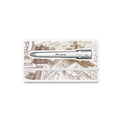 FO - Forever Made In Italy "Primina Italian Beauty" Ethergraf inkless pen with white body in its variable "Roma". Design and packaging based in the plans of certain italian cities.