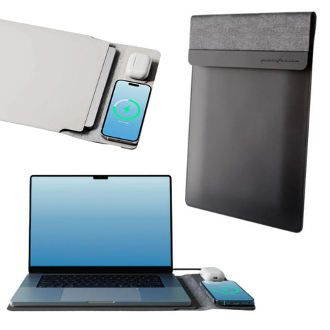 Pininfarina Note Pro - Notebook Holder with Wireless Charging