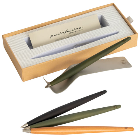Forever Piuma A Modern Classic – Maple Wood Stylus  and Brushed Steel Base