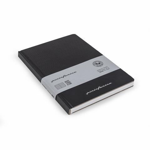 Pininfarina Segno "Stone Paper Notebook" in its hard cover black version