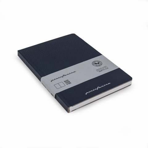 Pininfarina Segno "Stone Paper Notebook" in its hard cover blue version
