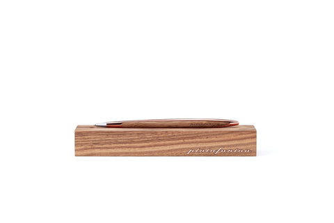 Pininfarina Cambiano Luxury Ink – Ballpoint Pen with Solid Wood Desk Stand