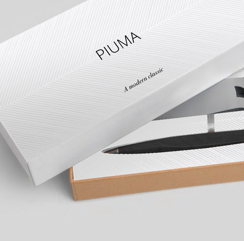 Forever Piuma A Modern Classic – Maple Wood Stylus  and Brushed Steel Base