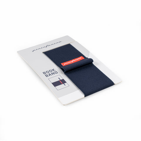 Pininfarina blue elastic band in its packaging